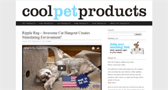 Desktop Screenshot of coolpetproducts.com